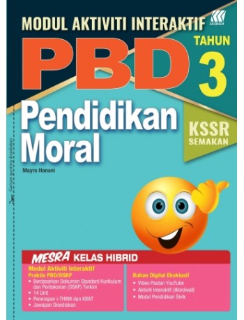 MODUL INTERAKTIF PBD KSSR PENDIDIKAN MORAL TAHUN 3 (ISBN: 9789837731066)