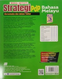 MODUL AKTIVITI STRATEGI PBD BAHASA MELAYU TINGKATAN 3 KSSM (ISBN: 9789837736863) MODUL AKTIVITI STRATEGI PBD BAHASA MELAYU TINGKATAN 3 KSSM (ISBN: 9789837736863)