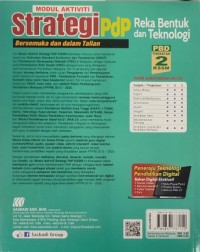 MODUL AKTIVITI STRATEGI PBD REKA BENTUK & TEKNOLOGI TINGKATAN 2 KSSM (ISBN: 9789837737150)