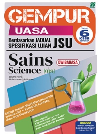 GEMPUR UASA KSSR SAINS DWIBAHASA TAHUN 6 (ISBN: 9789837747913) GEMPUR UASA KSSR SAINS DWIBAHASA TAHUN 6 (ISBN: 9789837747913)