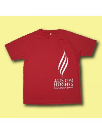 AHIS UNISEX SPORTS HOUSE TEAM T-SHIRT (BOY & GIRL) - RED AHIS UNISEX SPORTS HOUSE TEAM T-SHIRT (BOY & GIRL) - RED