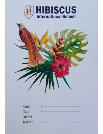 HIBISCUS EXERCISE BOOK 3 BIG SQUARE F5 (ISBN:HIB_EB_03)