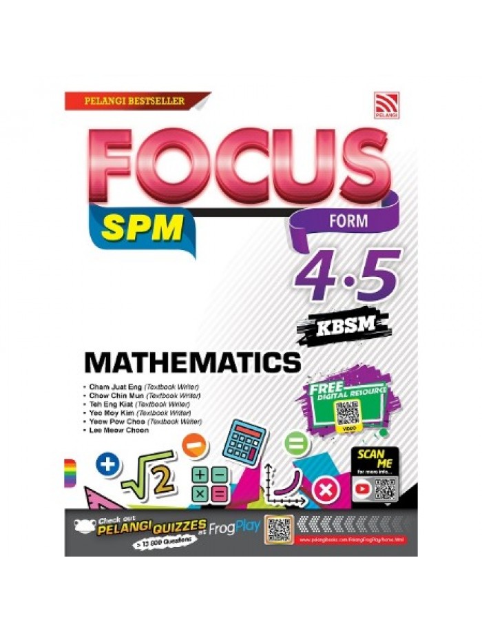 FOCUS SPM 2018 MATHEMATICS (BI VERSION) (ISBN: 9789830087832) | CAIE ...