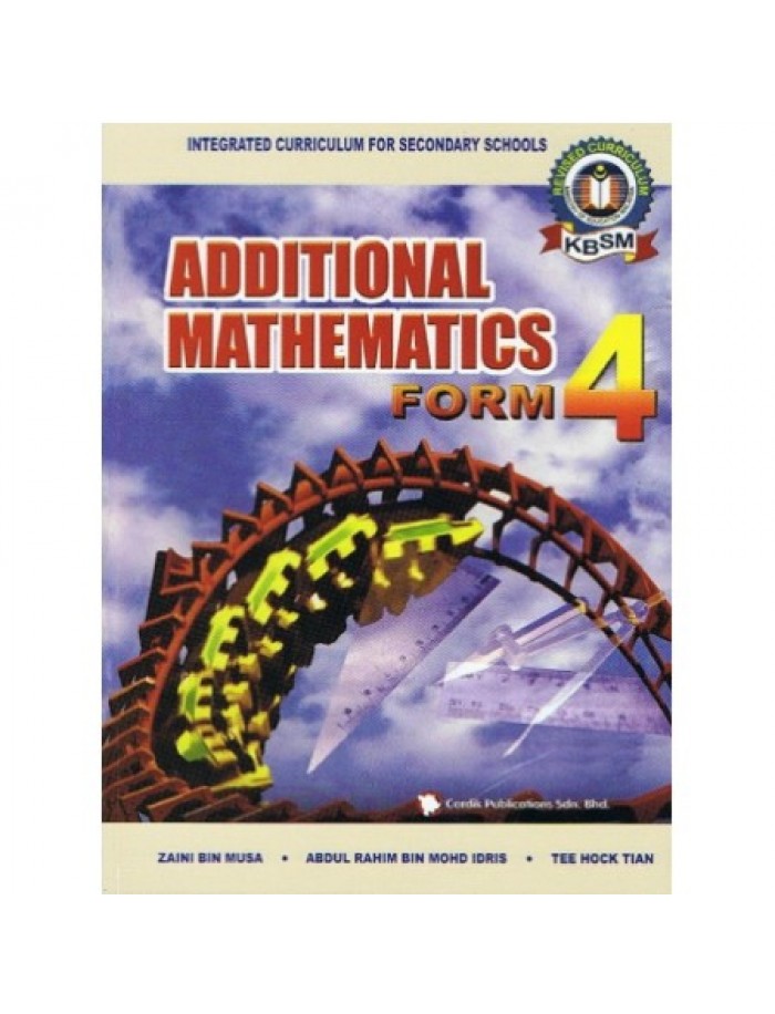 Textbook additional mathematics form 4 isbn 9789837019676 caie