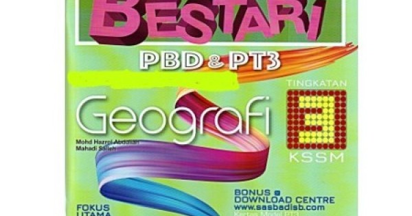 Pintar Bestari Geografi Tingkatan 3 KSSM (ISBN 9789837706439)