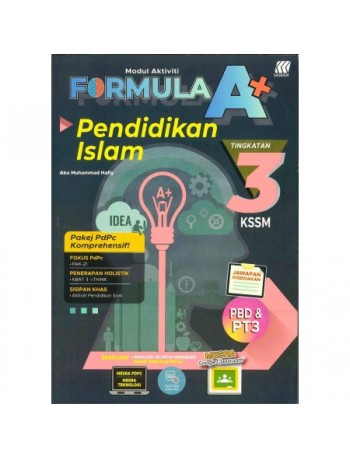 MODUL AKTIVITI FORMULA A+ PENDIDIKAN ISLAM TINGKATAN 3 (ISBN: 9789837713819)