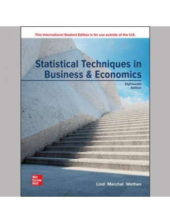 ISE STATISTICAL TECHNIQUES IN BUSINESS AND ECONOMICS (ISBN:9781260570489)