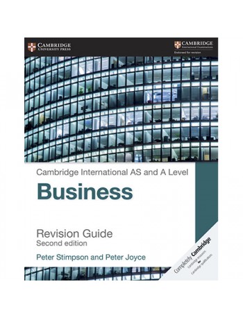 CAMBRIDGE INTERNATIONAL AS AND A LEVEL BUSINESS REVISION GUIDE (ISBN: 9781316611708)