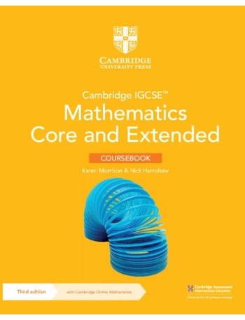 CAMBRIDGE IGCSE MATHEMATICS CORE AND EXTENDED CB WITH CAMBRIDGE ONLINE MATHEMATICS (2 YEARS) (ISBN: 9781009297912)
