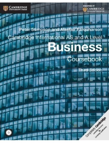 CAMBRIDGE INTERNATIONAL AS AND A LEVEL BUSINESS COURSEBOOK WITH CD ROM (ISBN: 9781107677364)