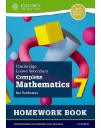 CAMBRIDGE LOWER SECONDARY COMPLETE MATHEMATICS 7: HOMEWORK BOOK 2E (ISBN:9781382018739) CAMBRIDGE LOWER SECONDARY COMPLETE MATHEMATICS 7: HOMEWORK BOOK 2E (ISBN:9781382018739)