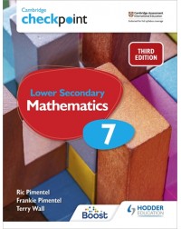 CAMBRIDGE CHECKPOINT INTERNATIONAL LOWER SECONDARY MATHEMATICS STUDENT BOOK 7: 3ED (ISBN:9781398301948)
