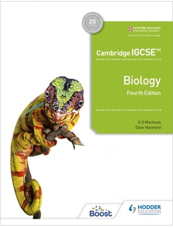 CAMBRIDGE IGCSE BIOLOGY 4TH EDITION (ISBN:9781398310452)