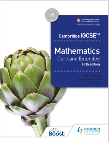 CAMBRIDGE IGCSE CORE AND EXTENDED MATHEMATICS FIFTH EDITION (ISBN: 9781398373914)