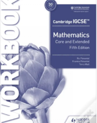 CAMBRIDGE IGCSE CORE AND EXTENDED MATHEMATICS WORKBOOK FIFTH EDITION (ISBN: 9781398373921) CAMBRIDGE IGCSE CORE AND EXTENDED MATHEMATICS WORKBOOK FIFTH EDITION (ISBN: 9781398373921)