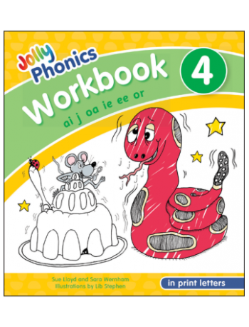 JOLLY PHONICS WORKBOOK 4 (IN PRINT LETTERS) (ISBN: 9781844146789)