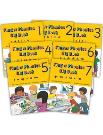 FINGER PHONICS BIG BOOKS - SET OF BOOKS 1-7 (ISBN: 9781870946940)