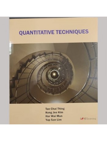 QUANTITATIVE TECHNIQUES (ISBBN: 9789671859421) QUANTITATIVE TECHNIQUES (ISBBN: 9789671859421)
