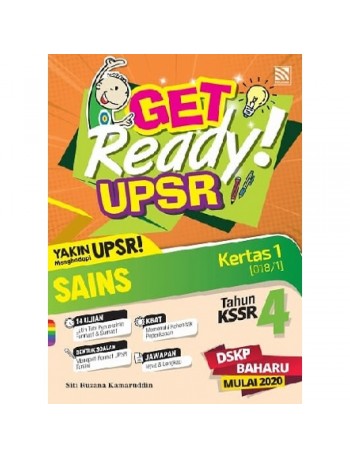 GET READY! UPSR SAINS KERTAS 1 TAHUN 4 DWIBAHASA (ISBN: 9789672375807)