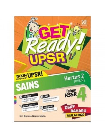 GET READY! UPSR SAINS KERTAS 2 TAHUN 4 DWIBAHASA (ISBN: 9789672375814)