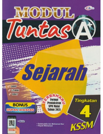 MODUL TUNTAS A+ SEJARAH TINGKATAN 4 (ISBN: 9789672520740)