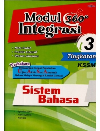 MODUL 360 INTEGRASI SISTEM BAHASA TINGKATAN 3 (ISBN: 9789672526933)