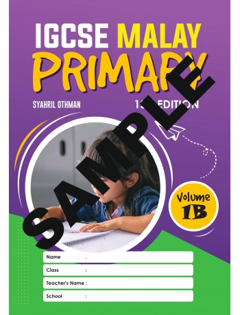 IGCSE MALAY PRIMARY, 1ST. EDITION VOLUME 1B (ISBN: 9789672868026)