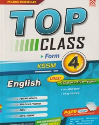 TOP CLASS ENGLISH FORM 4 (ISBN: 9789672907756) TOP CLASS ENGLISH FORM 4 (ISBN: 9789672907756)