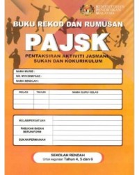 BUKU REKOD DAN RUMUSAN PAJSK (SEK RENDAH) (ISBN: 9789674630232) BUKU REKOD DAN RUMUSAN PAJSK (SEK RENDAH) (ISBN: 9789674630232)