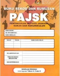 BUKU REKOD DAN RUMUSAN PAJSK (SEK RENDAH) (ISBN: 9789674630232) BUKU REKOD DAN RUMUSAN PAJSK (SEK RENDAH) (ISBN: 9789674630232)