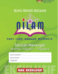 BUKU REKOD BACAAN NILAM SEKOLAH MENENGAH (ISBN: 9789674632335) BUKU REKOD BACAAN NILAM SEKOLAH MENENGAH (ISBN: 9789674632335)