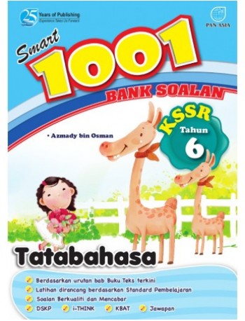 SMART 1001 BANK SOALAN TATABAHASA TAHUN 6 (ISBN: 9789674661168)