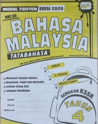 MODUL TUISYEN EDISI 2020 BAHASA MALAYSIA TATABAHASA TAHUN 4 (ISBN: 9789674703509) MODUL TUISYEN EDISI 2020 BAHASA MALAYSIA TATABAHASA TAHUN 4 (ISBN: 9789674703509)