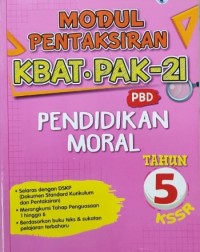 MODUL PENTAKSIRAN PENDIDIKAN MORAL TAHUN 5 KSSR (ISBN: 9789674872526) MODUL PENTAKSIRAN PENDIDIKAN MORAL TAHUN 5 KSSR (ISBN: 9789674872526)