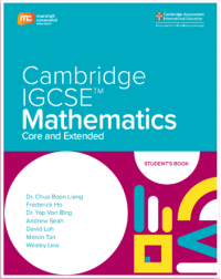 CAMBRIDGE IGCSE CORE AND EXTENDED MATHEMATICS (0580) STUDENT'S BOOK + EBOOK BUNDLE (2 YEARS) (ISBN: 9789814913065) CAMBRIDGE IGCSE CORE AND EXTENDED MATHEMATICS (0580) STUDENT'S BOOK + EBOOK BUNDLE (2 YEARS) (ISBN: 9789814913065)