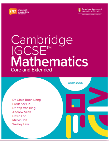 CAMBRIDGE IGCSE CORE AND EXTENDED MATHEMATICS (0580) WORKBOOK + EBOOK (2 YEARS) (ISBN: 9789814913072)