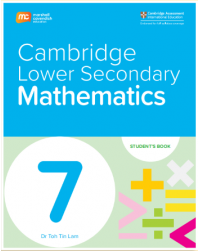 CAMBRIDGE LOWER SECONDARY MATHEMATICS GRADE 7 STUDENT'S BOOK + EBOOK BUNDLE (1 YEARS) (ISBN: 9789815090390)
