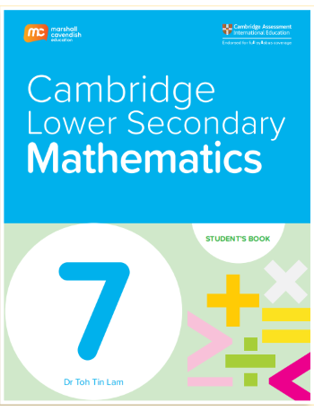 CAMBRIDGE LOWER SECONDARY MATHEMATICS GRADE 7 STUDENT'S BOOK + EBOOK BUNDLE (1 YEARS) (ISBN: 9789815090390)