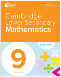 CAMBRIDGE LOWER SECONDARY MATHEMATICS GRADE 9 STUDENT'S BOOK + EBOOK BUNDLE (1 YEARS) (ISBN: 9789815090413)