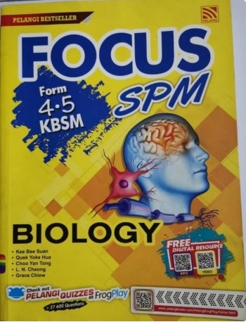 FOCUS SPM BIOLOGY FM 4.5 KBSM 2019(ISBN: 9789830093888)