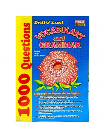 DRILL AND EXCEL VOCABULARY AND GRAMMAR 1000 QUESTIONS (ISBN: 9789834491079)