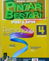 MODUL AKTIVITI PINTAR BESTARI PBD&SPM PERNIAGAAN TINGKATAN 4 (ISBN: 9789837706675)