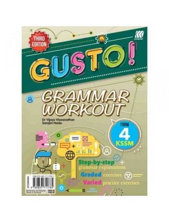 GUSTO GRAMMAR WORKOUT FORM 4 (ISBN: 9789837711785)