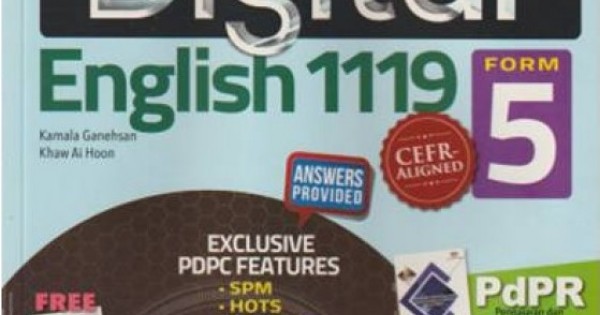 MODUL AKTIVITI MESRA DIGITAL ENGLISH 1119 FORM 5 (ISBN 9789837720183)