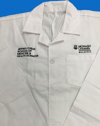 MONASH MEDICAL LABCOAT (PLEASE CHOOSE YOUR SIZE) MONASH MEDICAL LABCOAT (PLEASE CHOOSE YOUR SIZE)