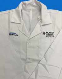 MONASH PHARMACY LABCOAT (PLEASE CHOOSE YOUR SIZE) MONASH PHARMACY LABCOAT (PLEASE CHOOSE YOUR SIZE)