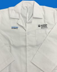 MONASH SCIENCE LABCOAT (PLEASE CHOOSE YOUR SIZE) MONASH SCIENCE LABCOAT (PLEASE CHOOSE YOUR SIZE)