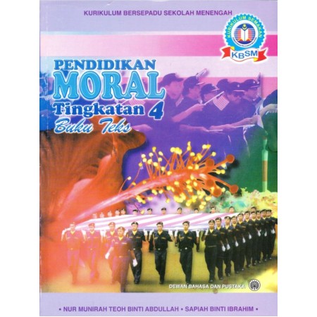 BUKU TEKS (PENDIDIKAN MORAL) TINGKATAN 4 (ISBN: 9789836274441)
